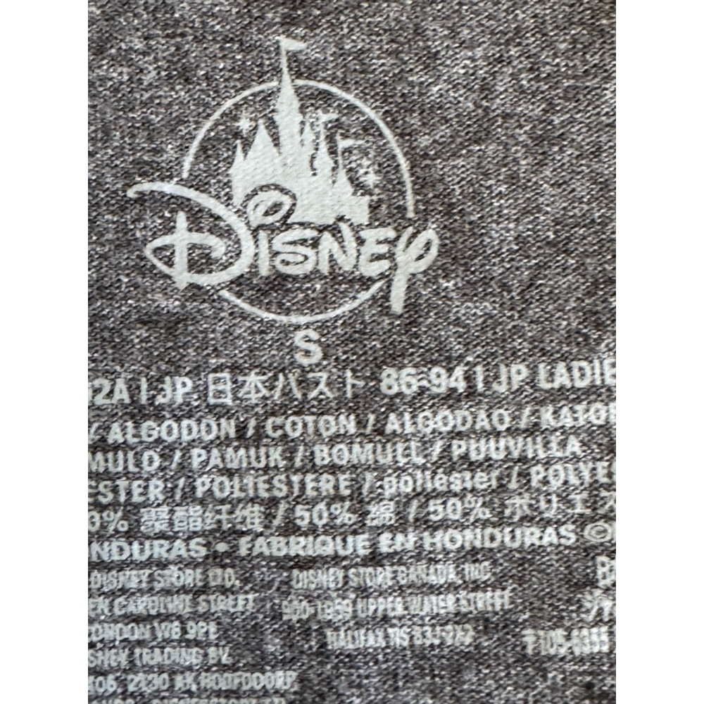 Women's Disney Lilo & Stitch T-Shirt Gray/Blue Size S V-neck shortsleeves - Picture 5 of 6
